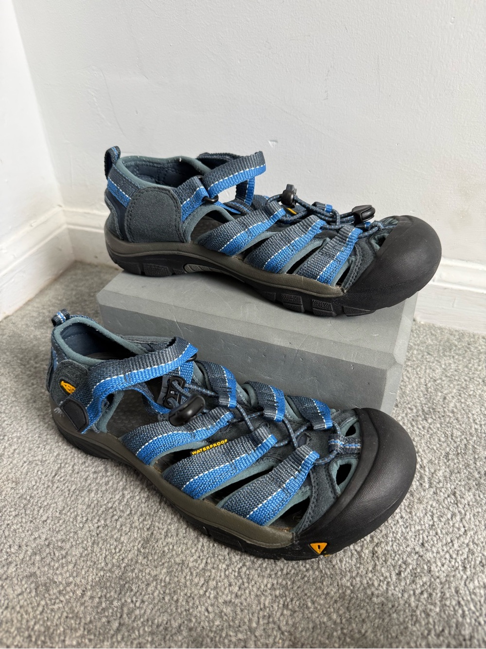Keen Blue and Gray Closed-Toe Sport Sandals
